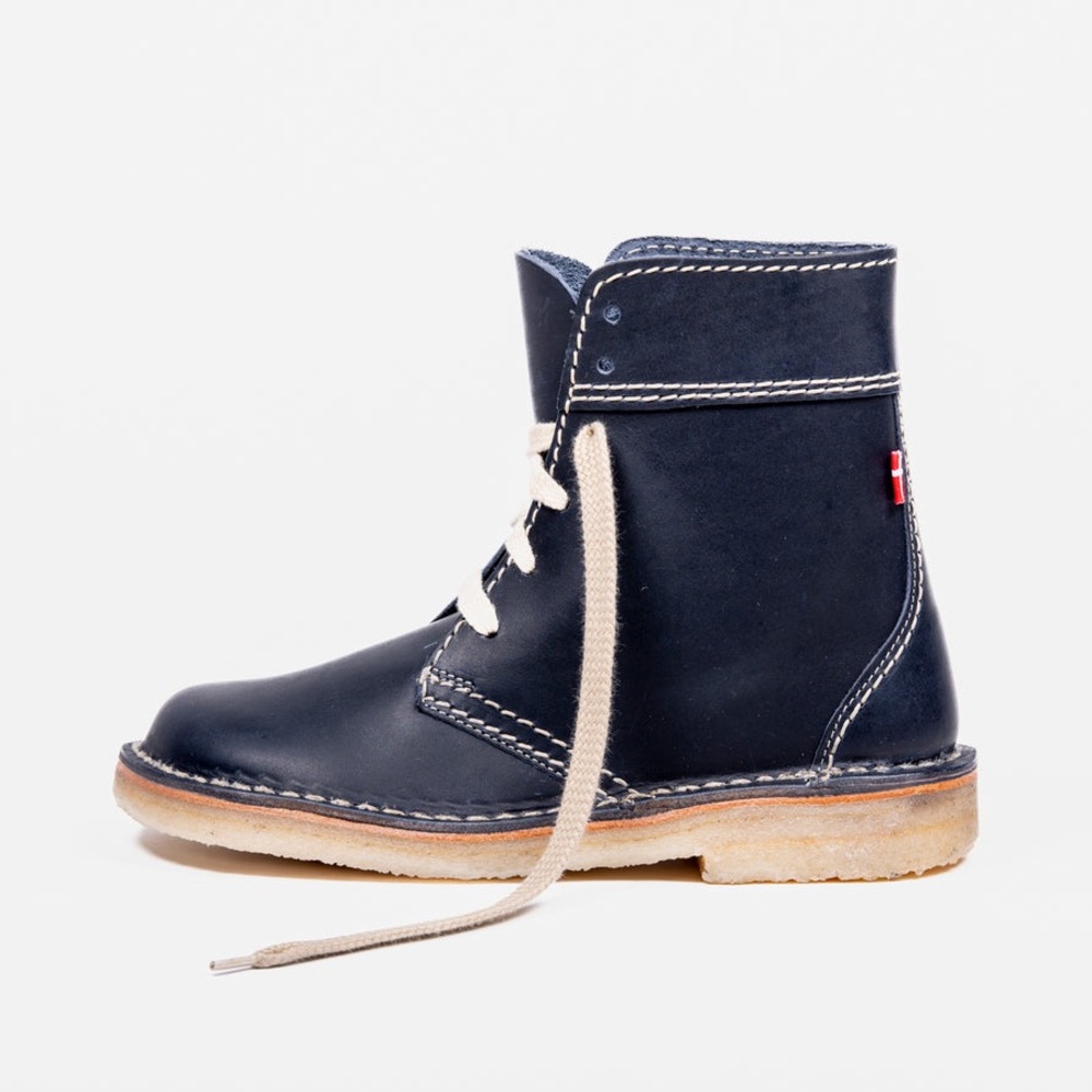 Duckfeet FÅBORG Leather Boots – Blue – EU 45 (US Men’s ~11.5–12)